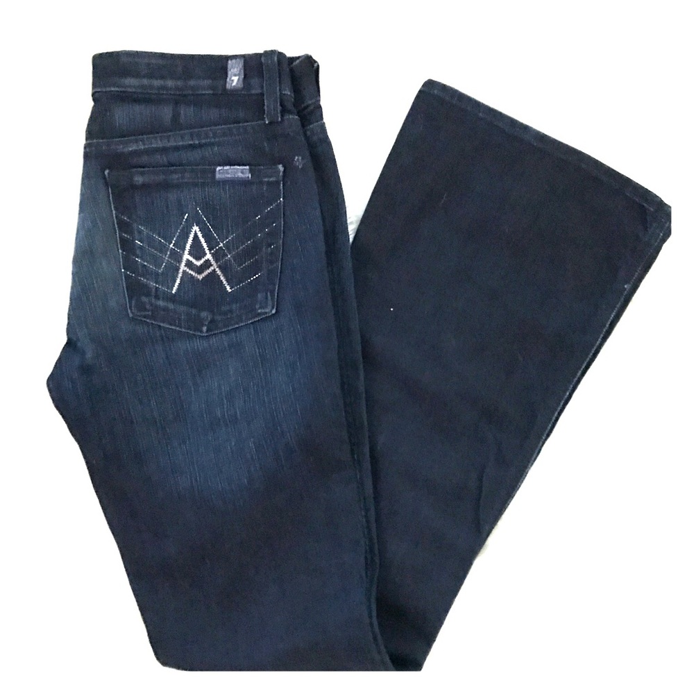 7 For All Mankind Silver A pocket jeans